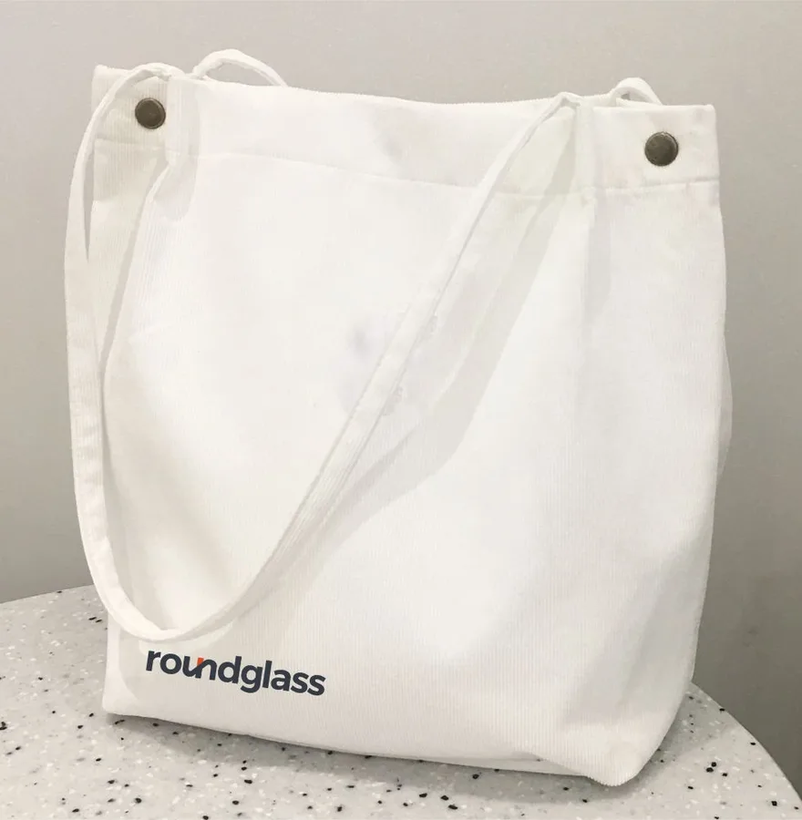 Canvas bucket tote, eyelets (CNS-20)
