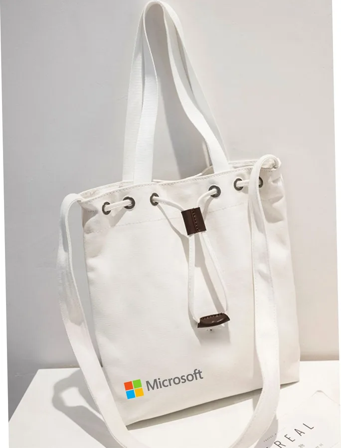 Canvas drawstring tote (CNS-24)