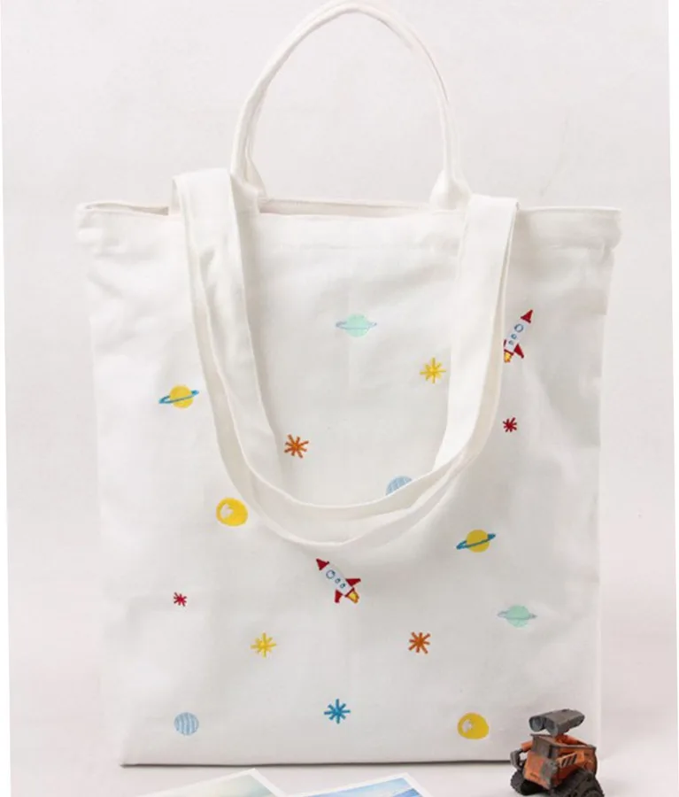 Canvas tote, all-over mini print (CNS-33)