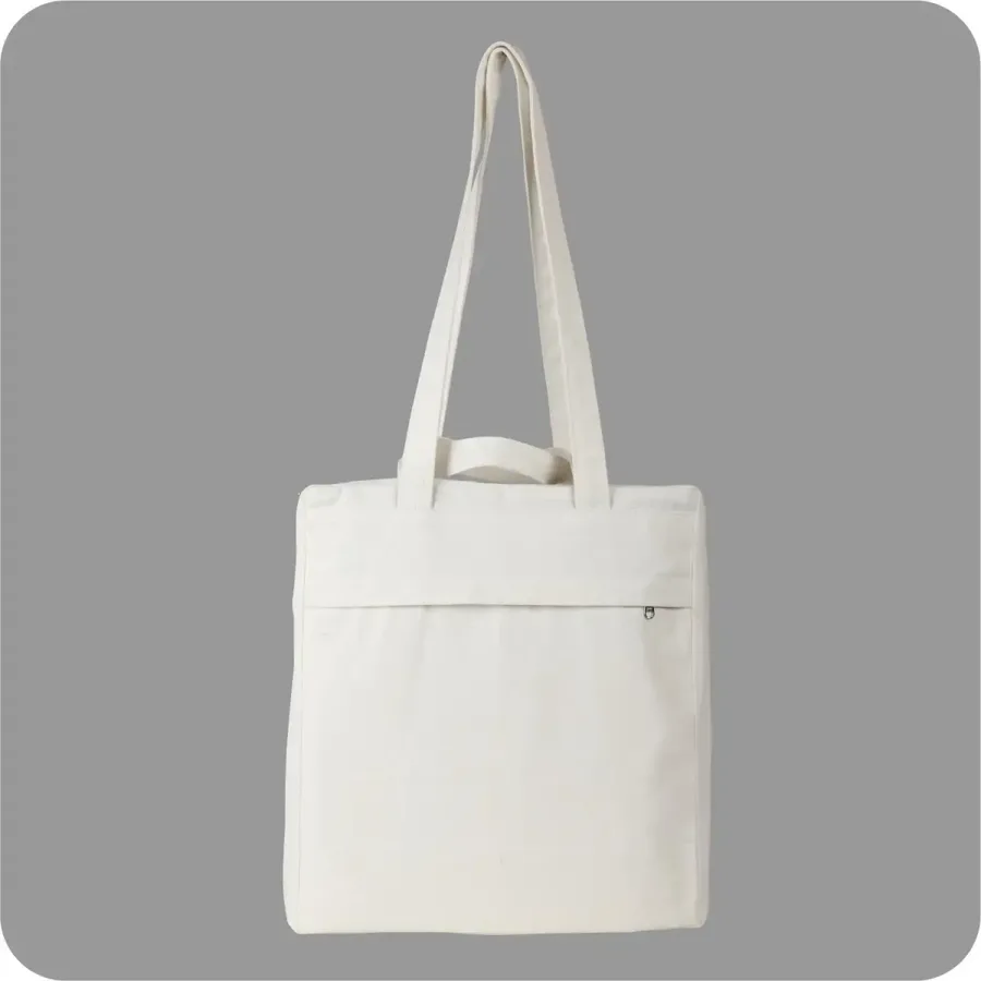 Canvas backpack tote, two handle lengths (CNS-78)