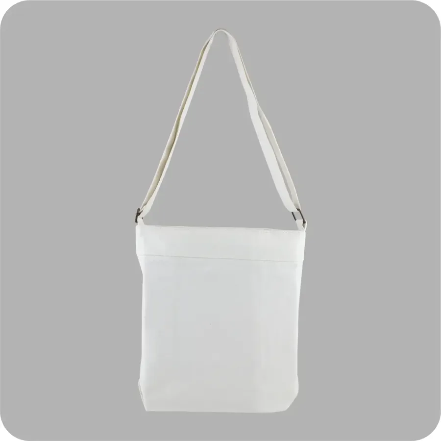 Canvas crossbody bag, zip (CNS-87)