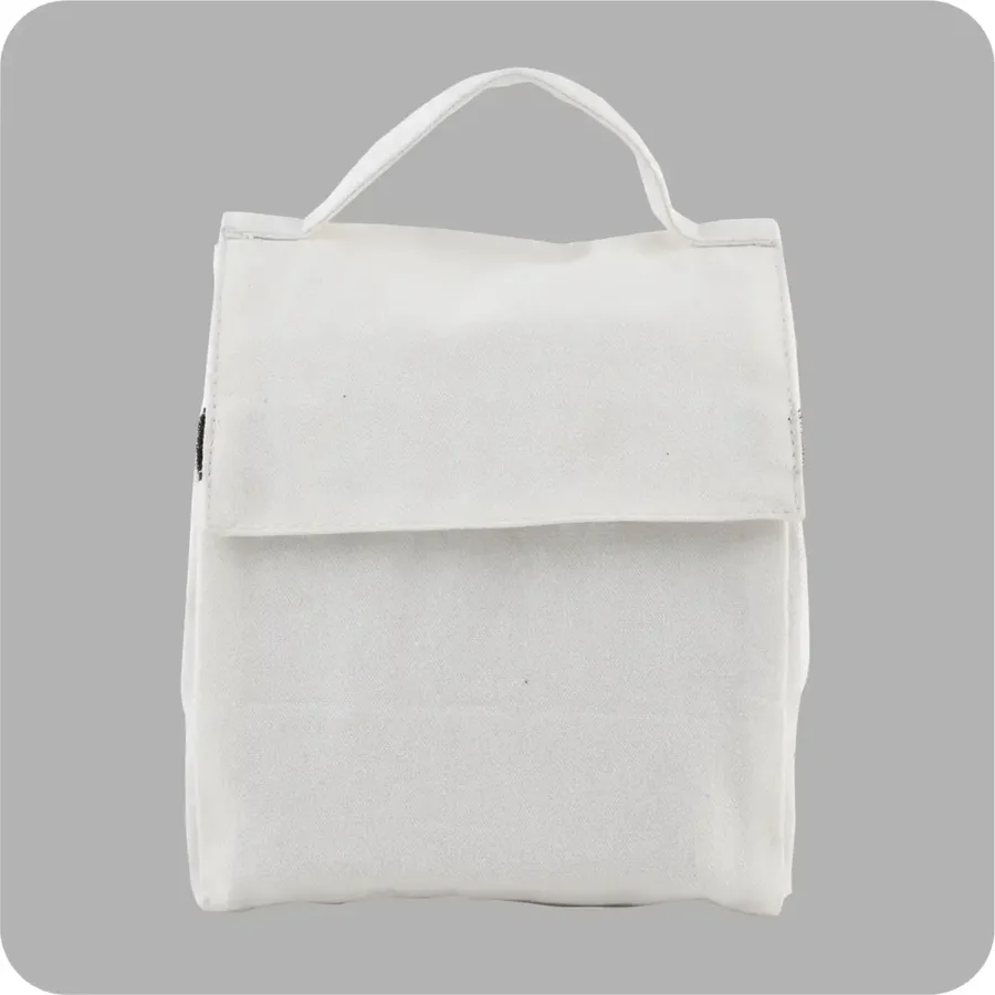 Canvas lunch bag, velcro flap (CNS-88)