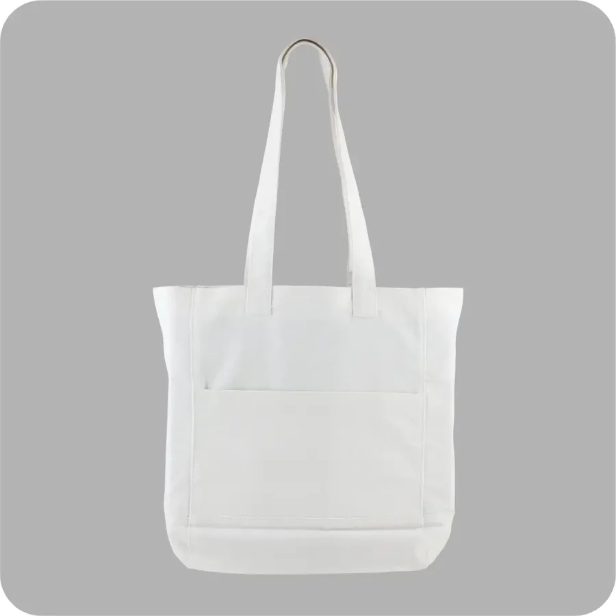 Canvas tote, full front pocket (CNS-89)