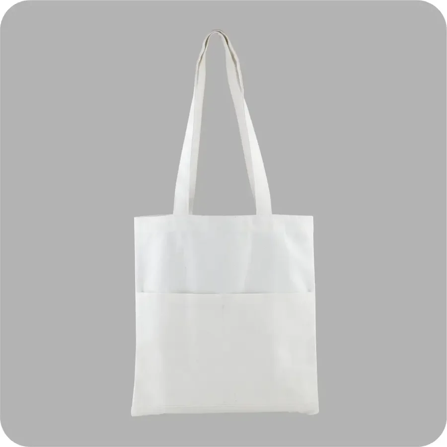 Canvas tote, two front pockets (CNS-90)