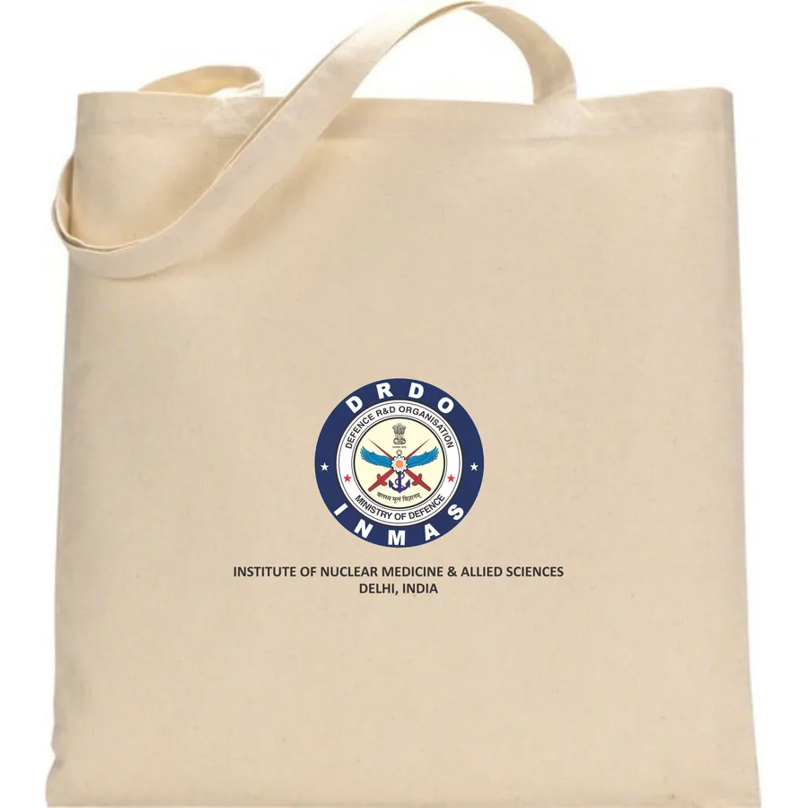 Natural cotton tote, one long handle (CTN-08)