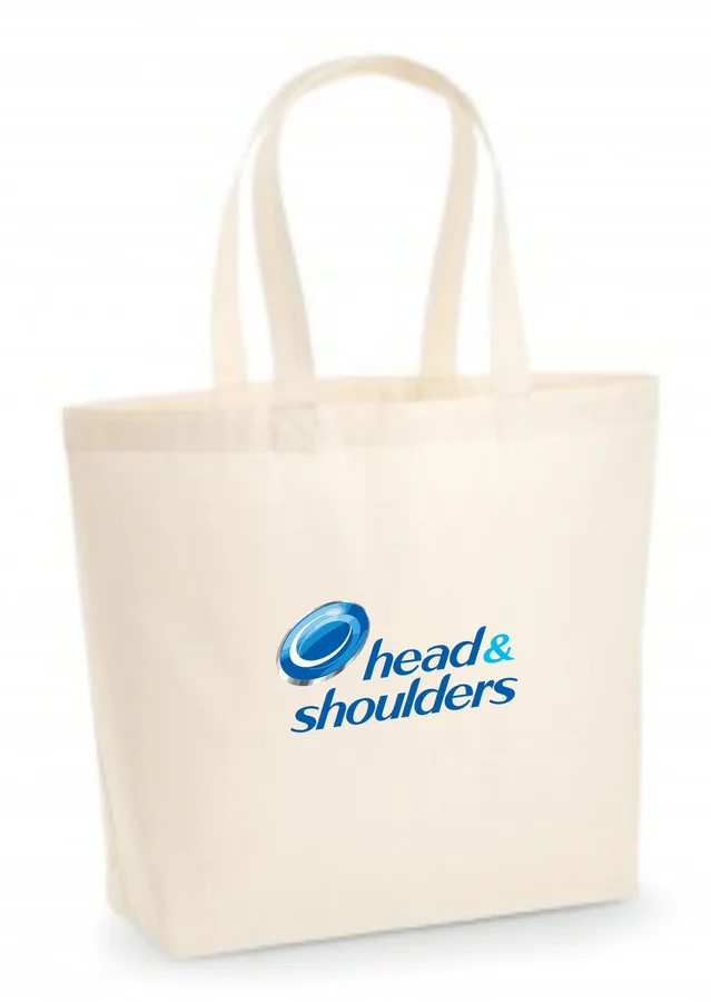 Natural cotton tote, boxed base (CTN-17)