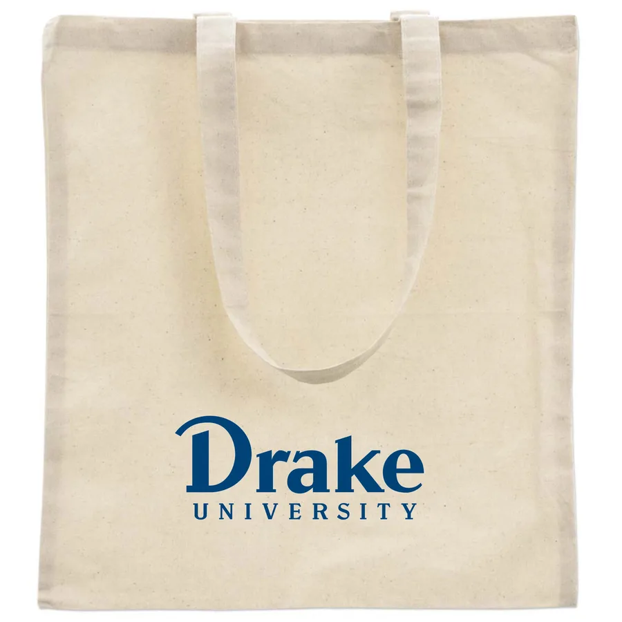 Natural cotton tote, long handles (CTN-40)