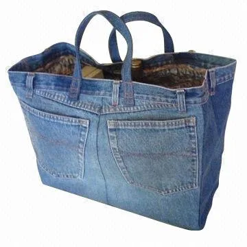 Denim shopper, upcycled jeans (DNM-11)