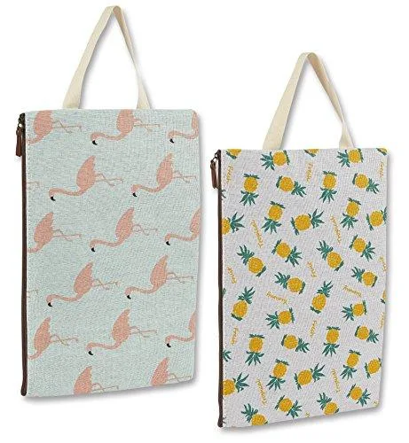 Cotton folder bags, printed, pair (FDR-16)