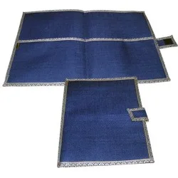 Folder, navy, printed border (FDR-24)