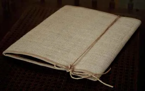 Jute folder, string tie (FDR-25)