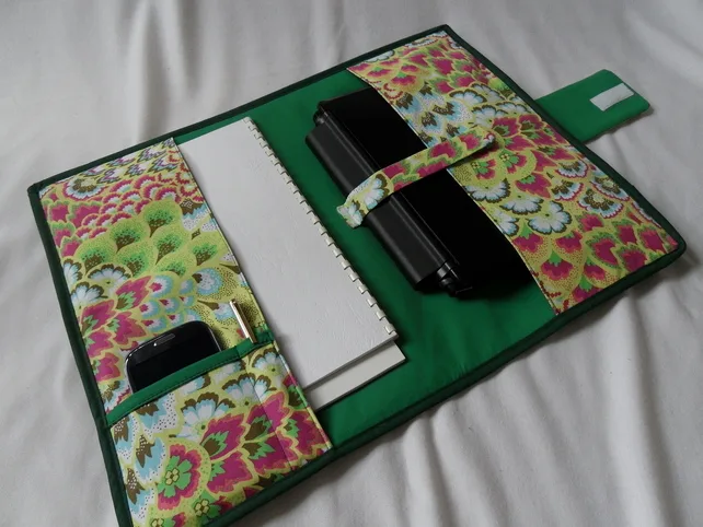Folder, printed lining, pen holder (FDR-34)