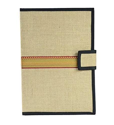 Jute folder, woven band, tab (FDR-38)