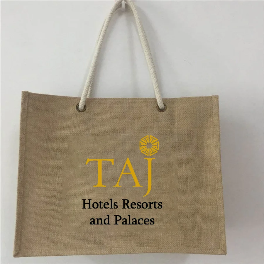 Jute shopper, rope handles, large (JTE-21)