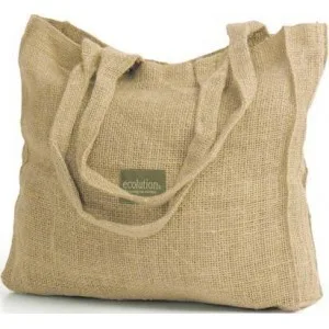 Jute tote, soft, long handles (JTE-38)