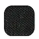 Black fabric swatch